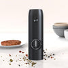 Electric Salt and Pepper Grinder Set Rechargeable Electric Dried Spice Mills Adjustable Coarseness Automatic Grinder, One Handed Operation with Type