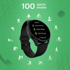 Noisefit Crew 1.38 Round Display Smartwatch - Jet Black