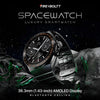 Fire-Boltt Spacewatch 36.3mm (1.43 inch) AMOLED Display, Luxury Stainless Steel, BT Calling Smartwatch (Black Strap, Free Size)