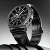 Fire-Boltt Obsidian 33.5mm (1.3 inch) AMOLED, Bluetooth Calling, Stainless Steel Design Smartwatch (Black Strap, Free Size)