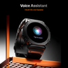 Fire-Boltt Obsidian 33.5mm (1.3 inch) AMOLED, Bluetooth Calling, Stainless Steel Design Smartwatch (Black Strap, Free Size)