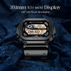 Fire-Boltt Retro 39.1mm (1.54) Display, Bluetooth call, Voice Assistance, Steel Straps Smartwatch (Black Strap, Free Size)